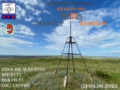 RAZA-34-029. UA4AVN/P (Олег), R4ADD/М (Юрий).